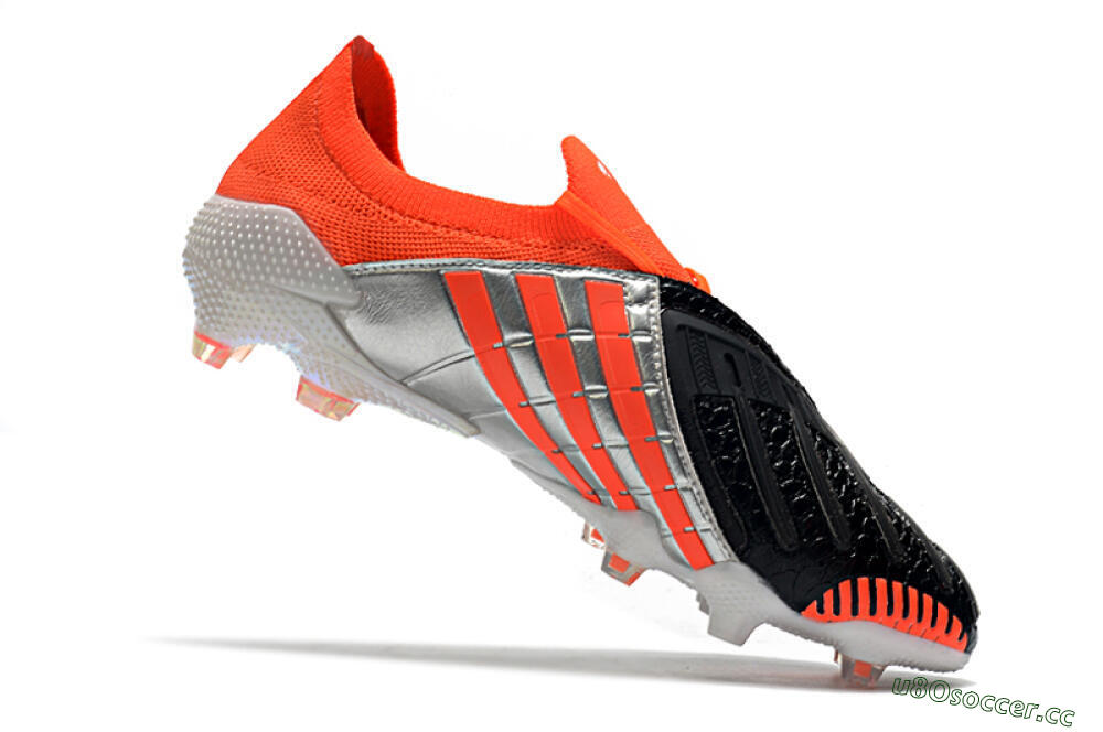 Men's Adidas Predator Archive Limited Edition FG Firm Ground Low-Tops Football Boots - Black/White/Red 4