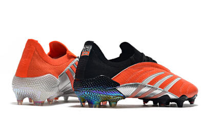 Men's Adidas Predator Archive Limited Edition FG Firm Ground Low-Tops Football Boots - Black/White/Red