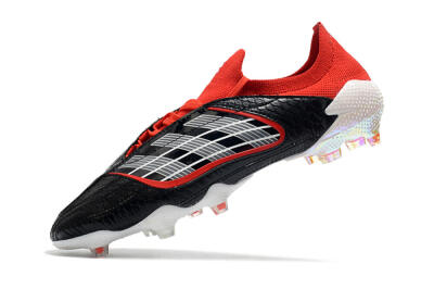 Men's Adidas Predator Archive Limited Edition FG Firm Ground Low-Tops Football Boots - Black/White/Red