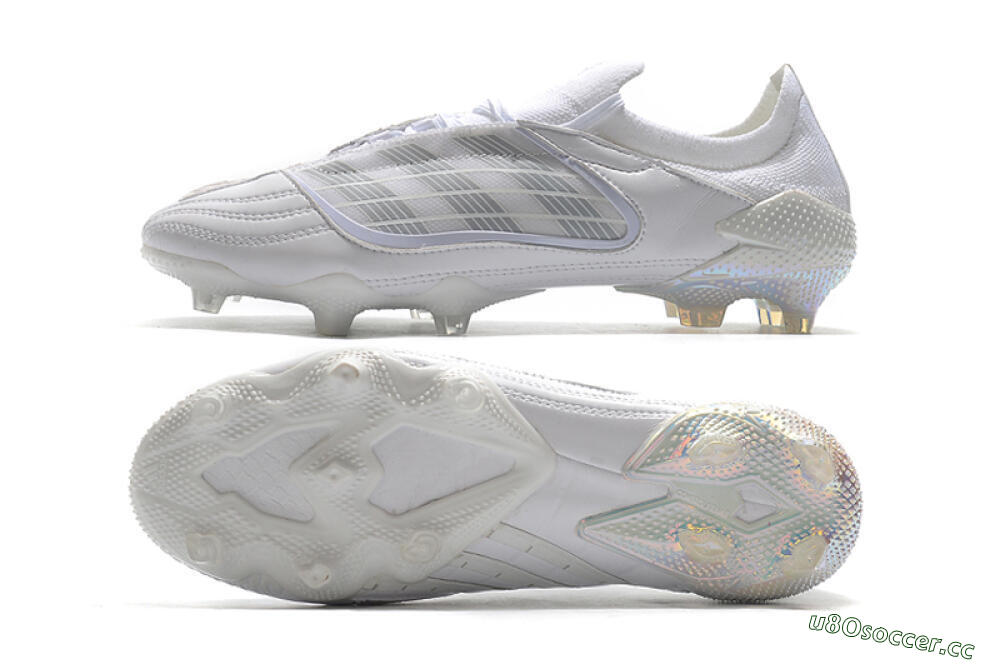 Men's Adidas Predator Archive Limited Edition FG Firm Ground Low-Tops Football Boots - White/Gold 1