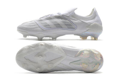 Men's Adidas Predator Archive Limited Edition FG Firm Ground Low-Tops Football Boots - White/Gold