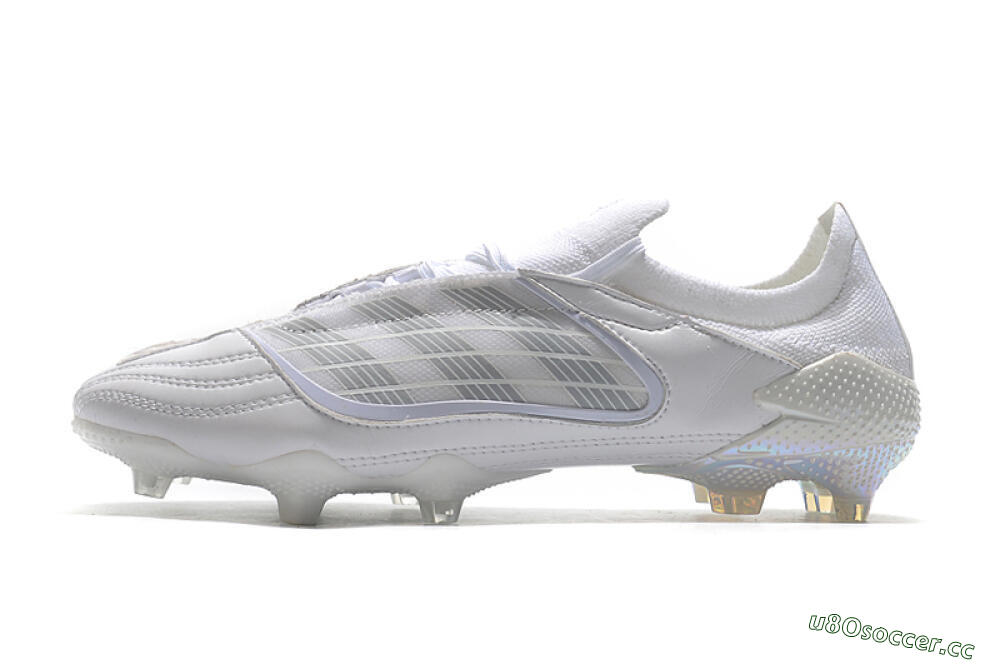 Men's Adidas Predator Archive Limited Edition FG Firm Ground Low-Tops Football Boots - White/Gold 0