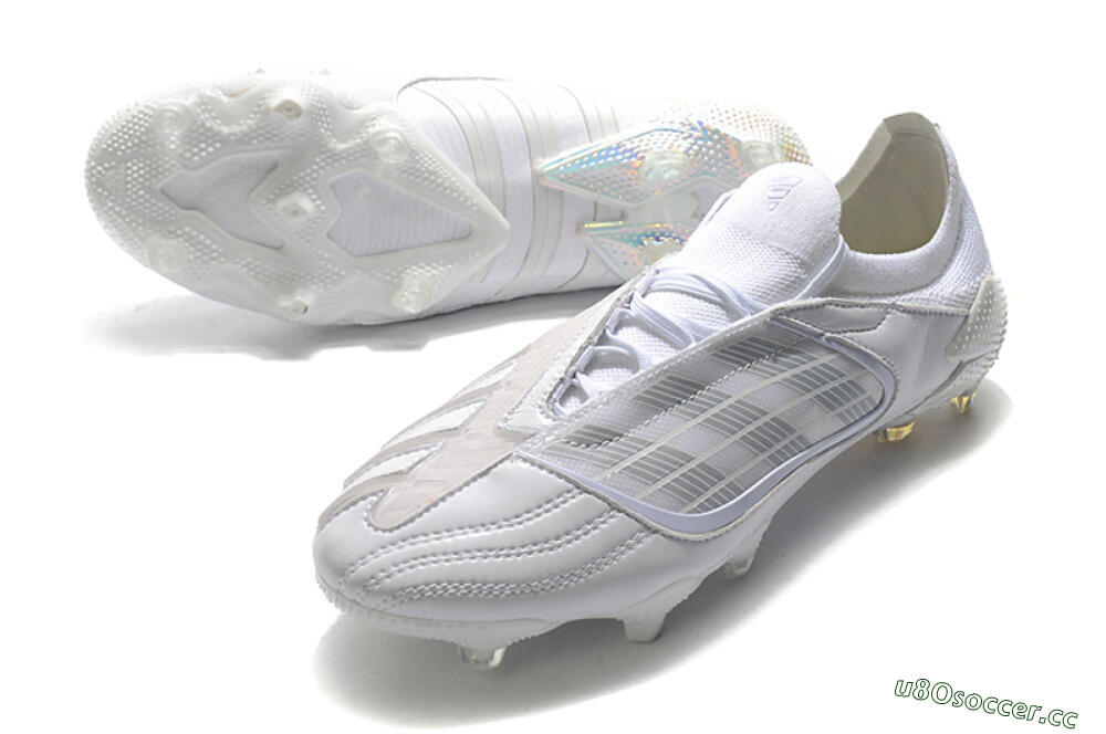 Men's Adidas Predator Archive Limited Edition FG Firm Ground Low-Tops Football Boots - White/Gold 3