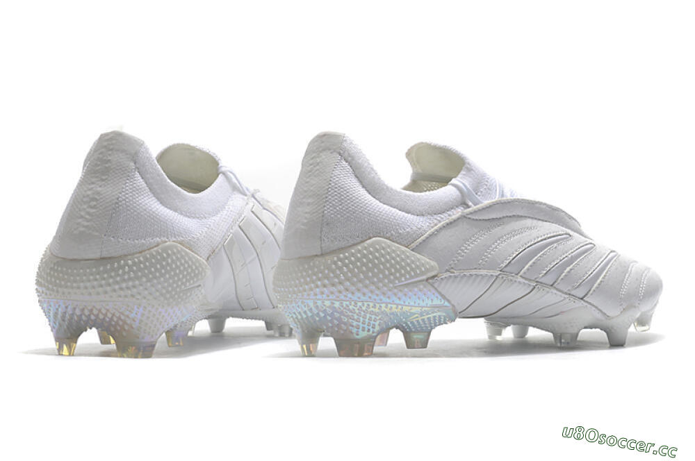 Men's Adidas Predator Archive Limited Edition FG Firm Ground Low-Tops Football Boots - White/Gold 6