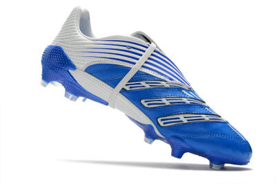 Men's Adidas Predator Absolute 20 FG Firm Ground Low-Tops Football Boots - Blue/White