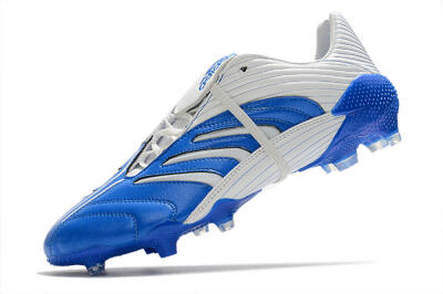 Men's Adidas Predator Absolute 20 FG Firm Ground Low-Tops Football Boots - Blue/White