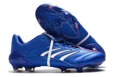 Men's Adidas Predator Absolute 20 FG Firm Ground Low-Tops Football Boots - Blue/White