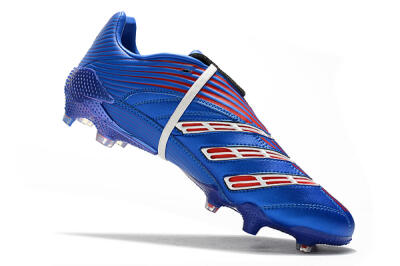Men's Adidas Predator Absolute 20 FG Firm Ground Low-Tops Football Boots - Blue/White
