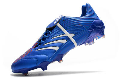 Men's Adidas Predator Absolute 20 FG Firm Ground Low-Tops Football Boots - Blue/White
