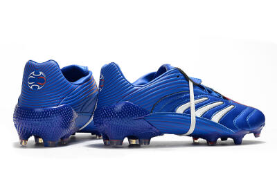 Men's Adidas Predator Absolute 20 FG Firm Ground Low-Tops Football Boots - Blue/White