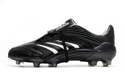 Men's Adidas Predator Absolute 20 FG Firm Ground Low-Tops Football Boots - Black/White
