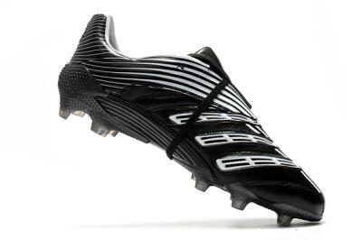 Men's Adidas Predator Absolute 20 FG Firm Ground Low-Tops Football Boots - Black/White