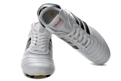 Men's Adidas Copa Mundial Made in Germany FG Firm Ground Low-Tops Football Boots - White/Black