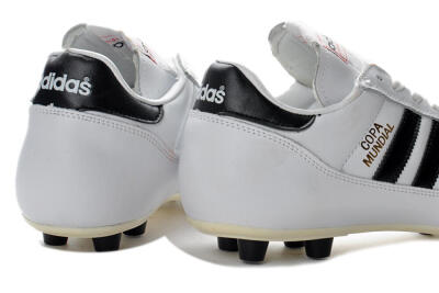 Men's Adidas Copa Mundial Made in Germany FG Firm Ground Low-Tops Football Boots - White/Black