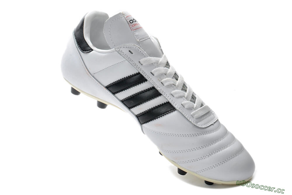 Men's Adidas Copa Mundial Made in Germany FG Firm Ground Low-Tops Football Boots - White/Black 8