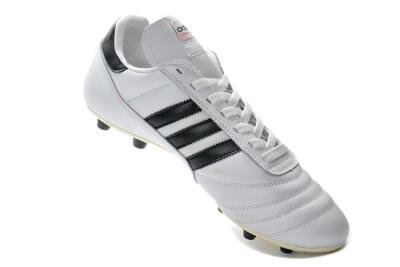 Men's Adidas Copa Mundial Made in Germany FG Firm Ground Low-Tops Football Boots - White/Black