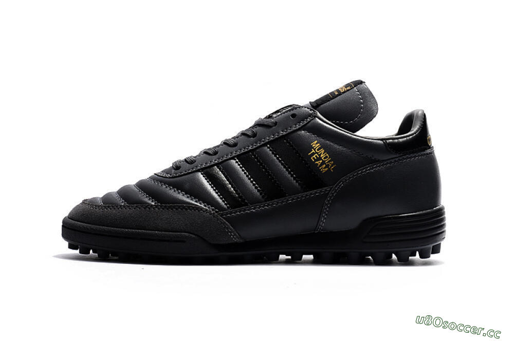Men's Adidas Copa Mundial Team Astro TF Artificial Turf Low-Tops Football Shoes - Black/Gold 0