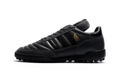 Men's Adidas Copa Mundial Team Astro TF Artificial Turf Low-Tops Football Shoes - Black/Gold