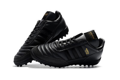 Men's Adidas Copa Mundial Team Astro TF Artificial Turf Low-Tops Football Shoes - Black/Gold