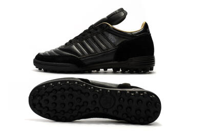 Men's Adidas Copa Mundial Team Astro TF Artificial Turf Low-Tops Football Shoes - Black/White