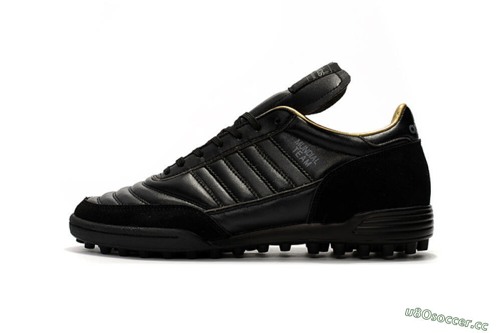 Men's Adidas Copa Mundial Team Astro TF Artificial Turf Low-Tops Football Shoes - Black/White 0