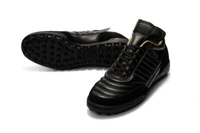 Men's Adidas Copa Mundial Team Astro TF Artificial Turf Low-Tops Football Shoes - Black/White