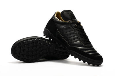Men's Adidas Copa Mundial Team Astro TF Artificial Turf Low-Tops Football Shoes - Black/White