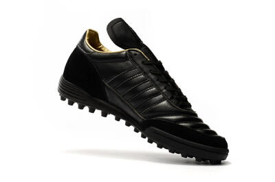 Men's Adidas Copa Mundial Team Astro TF Artificial Turf Low-Tops Football Shoes - Black/White