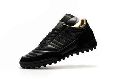 Men's Adidas Copa Mundial Team Astro TF Artificial Turf Low-Tops Football Shoes - Black/White