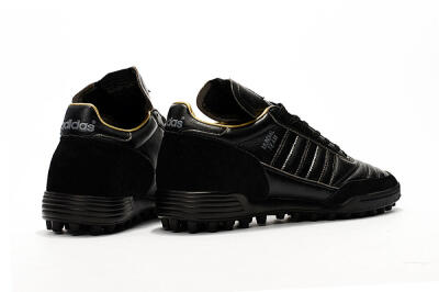 Men's Adidas Copa Mundial Team Astro TF Artificial Turf Low-Tops Football Shoes - Black/White
