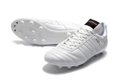 Men's Adidas Copa Mundial Made in Germany FG Firm Ground Low-Tops Football Boots - White/Gold