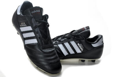 Men's Adidas Copa Mundial Made in Germany FG Firm Ground Low-Tops Football Boots - Black/White