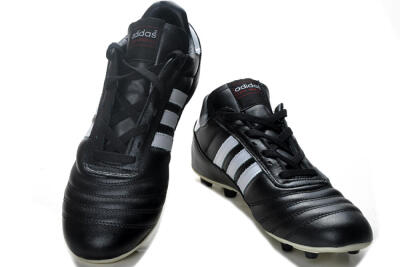 Men's Adidas Copa Mundial Made in Germany FG Firm Ground Low-Tops Football Boots - Black/White