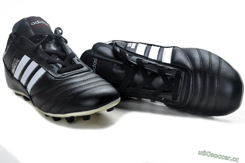 Men's Adidas Copa Mundial Made in Germany FG Firm Ground Low-Tops Football Boots - Black/White 3