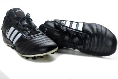 Men's Adidas Copa Mundial Made in Germany FG Firm Ground Low-Tops Football Boots - Black/White
