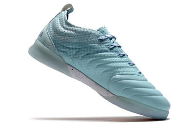 Men's Adidas Copa Tango 20.1 IC Indoor & Futsal Low-Tops Football Shoes - Jade/Blue/White