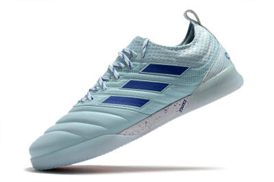 Men's Adidas Copa Tango 20.1 IC Indoor & Futsal Low-Tops Football Shoes - Jade/Blue/White