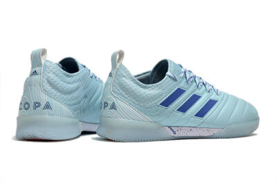 Men's Adidas Copa Tango 20.1 IC Indoor & Futsal Low-Tops Football Shoes - Jade/Blue/White