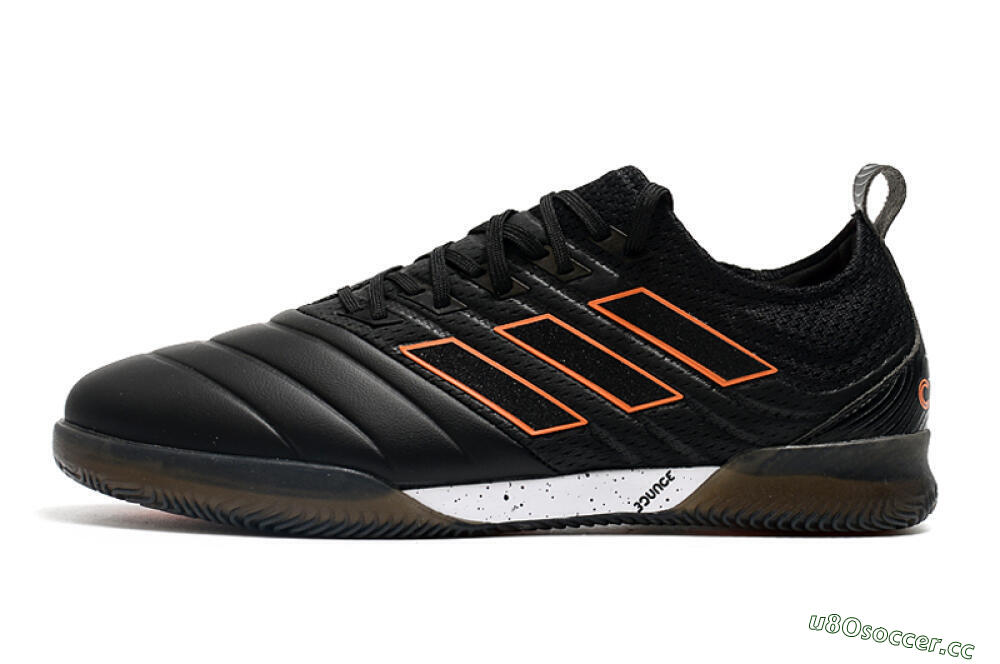 Men's Adidas Copa Tango 20.1 IC Indoor & Futsal Low-Tops Football Shoes - Black/Orange 0