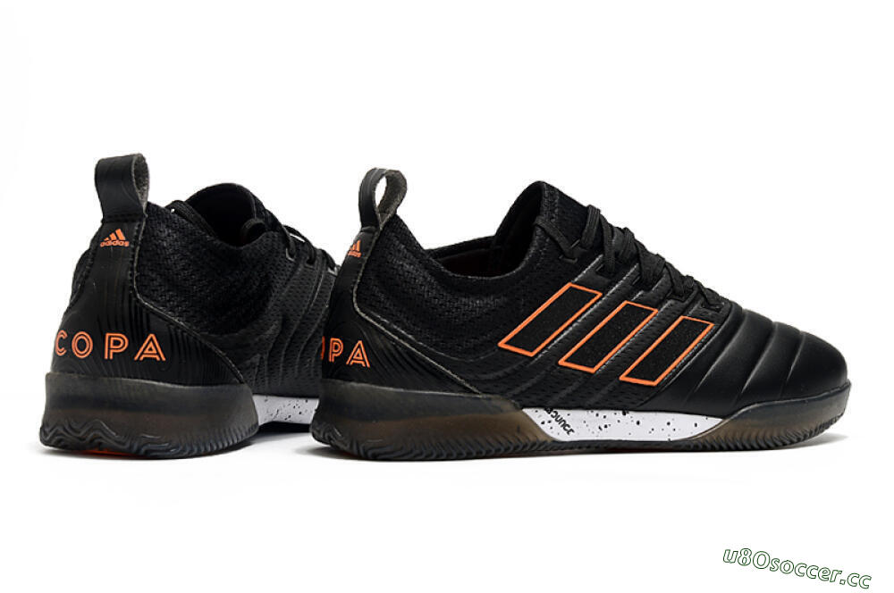 Men's Adidas Copa Tango 20.1 IC Indoor & Futsal Low-Tops Football Shoes - Black/Orange 6