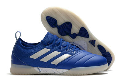 Men's Adidas Copa Tango 20.1 IC Indoor & Futsal Low-Tops Football Shoes - Blue/White