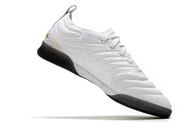 Men's Adidas Copa Tango 20.1 IC Indoor & Futsal Low-Tops Football Shoes - White/Black/Purple