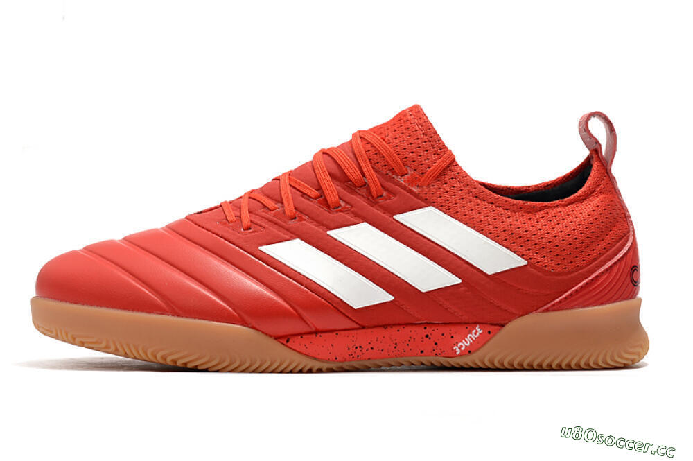 Men's Adidas Copa Tango 20.1 IC Indoor & Futsal Low-Tops Football Shoes - Red/White 0