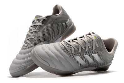 Men's Adidas Copa Tango 20.1 IC Indoor & Futsal Low-Tops Football Shoes - Grey/White