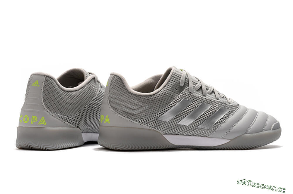 Men's Adidas Copa Tango 20.1 IC Indoor & Futsal Low-Tops Football Shoes - Grey/White 9