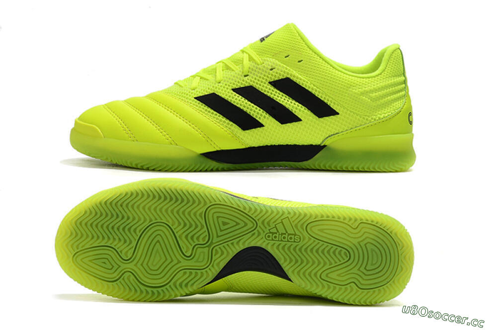 Men's Adidas Copa Tango 20.1 IC Indoor & Futsal Low-Tops Football Shoes - Yellow/Black 1