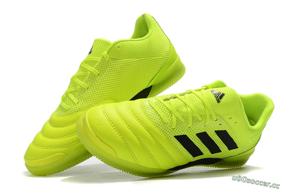 Men's Adidas Copa Tango 20.1 IC Indoor & Futsal Low-Tops Football Shoes - Yellow/Black 6