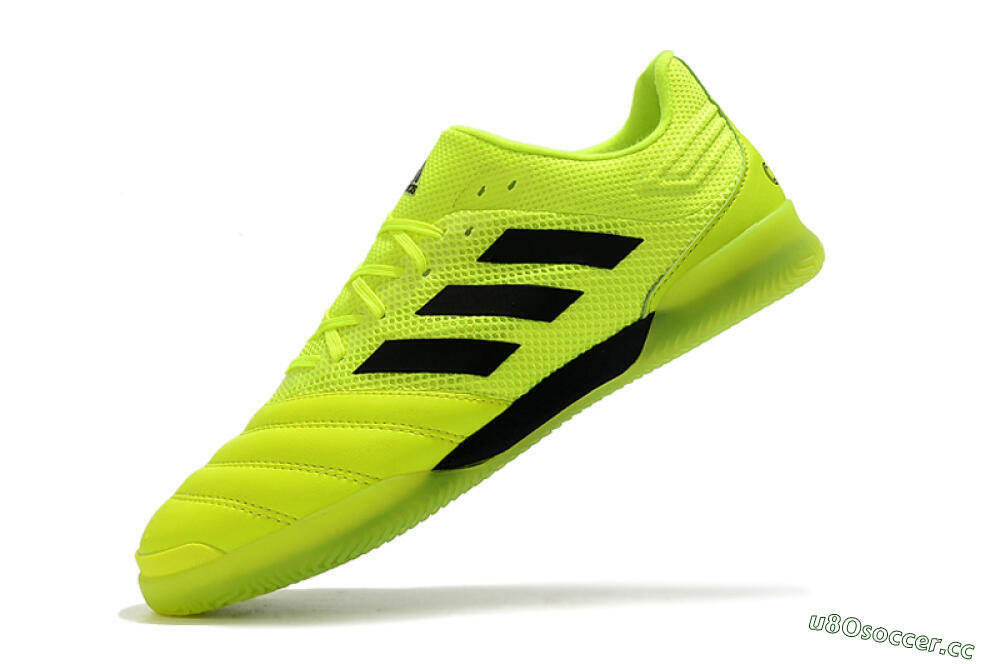Men's Adidas Copa Tango 20.1 IC Indoor & Futsal Low-Tops Football Shoes - Yellow/Black 8