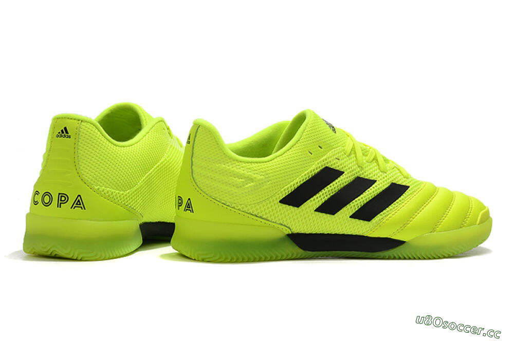 Men's Adidas Copa Tango 20.1 IC Indoor & Futsal Low-Tops Football Shoes - Yellow/Black 9