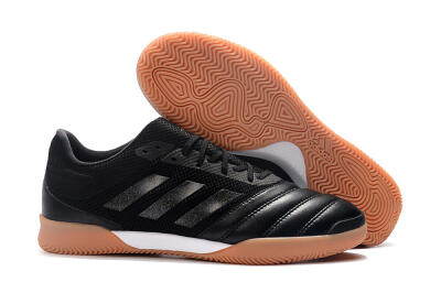 Men's Adidas Copa Tango 20.1 IC Indoor & Futsal Low-Tops Football Shoes - Black/White/Brown